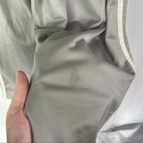 Adidas Y2K Gray Tri Stripe Basketball Pants M - Picture 6 of 6